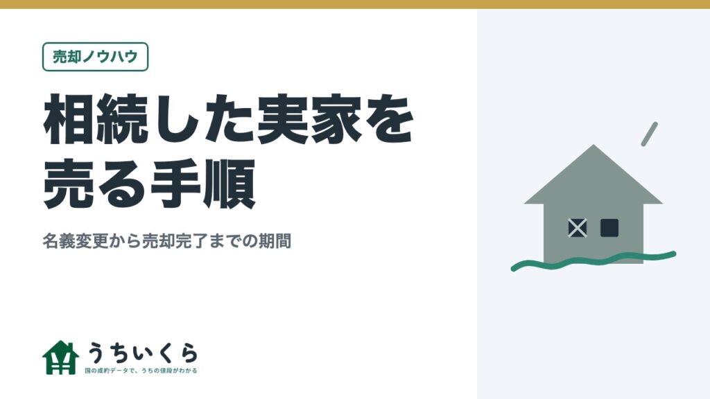 相続した実家を売る手順｜名義変更から売却完了までの期間